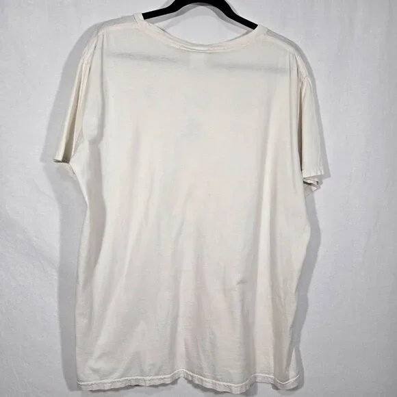 RARE Vintage 90's GILDAN Y2K Ice Cream Carton Skateboard WHITE T-Shirt Size L. - Picture 6 of 17